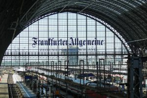 Bahnhof in Frankfurt in Hessen